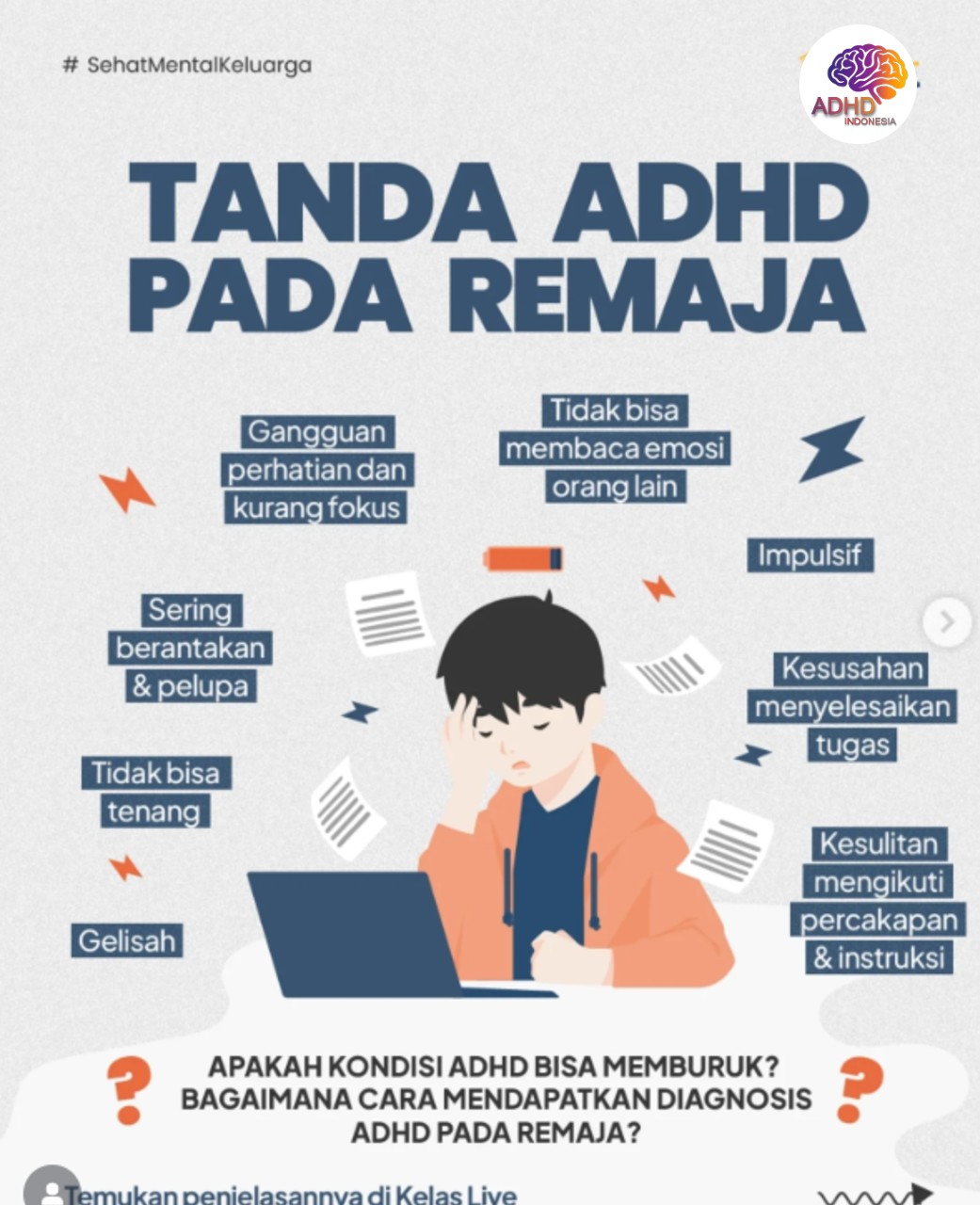 Screening ADHD Non-Diagnostik: Edukasi Awal bagi Orang Tua di Kabupaten Bengkulu Selatan