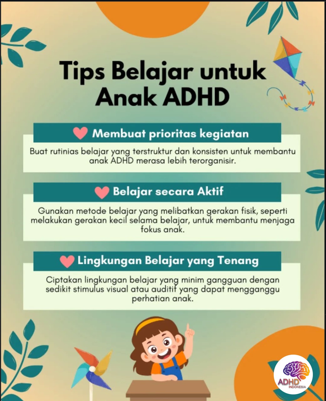 Strategi Belajar yang Cocok untuk Anak ADHD di Kabupaten Bengkulu Selatan